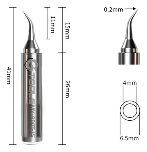 Kit 3 Puntas Para Cautin T-s, T-is, T-i G Tools My-900 3