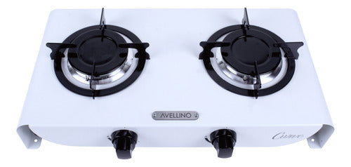 Avellino 2-Burner Multigas Front Stove 3