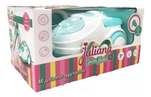 Juliana My First Vacuum Cleaner - Sucks for Real, Light & Sound Effects 0