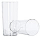 Kovalplast Long Drink Disposable Glasses Crystal PS X 50u 1