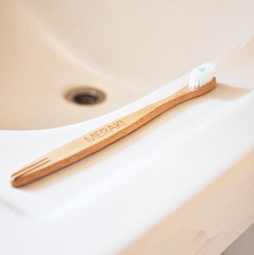 Meraki Biodegradable Bamboo Toothbrush Pack of 3 2