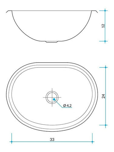 Johnson Acero Simple Bathroom Sink Vanitory OV 330L 1