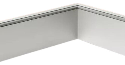 Atrim Zocalo Atrim De Aluminio 10cm Deco Cromo Mate 0