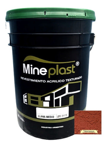 Revestimiento Texturado Llana Medio Mineplast X 30 Kg 0