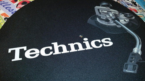 DJPROAUDIO 1 Technics Brazo Slipmat Paño Para Bandejas Latex Lo Mejor 1