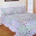 King Size Patchwork Quilt Bedspread with Pillow Shams 20