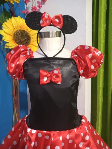 JARA BETINA Excellent Red/Black Minnie Costume - Girls from 1 Year 3