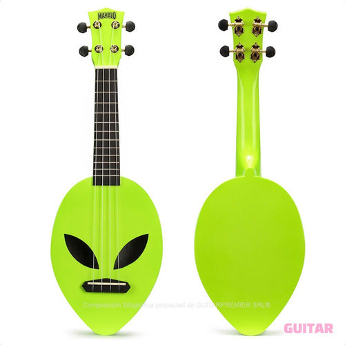 Mahalo Soprano Ukulele Alien with Aquila Strings + Original Case 3