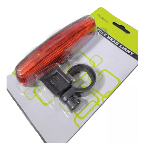 Pack of 2 Red Rear Bike Lights Battery Operated 1