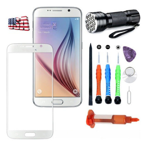 Samsung Glass Lens Front Screen Repair Kit with UV Glue and UV Light 0