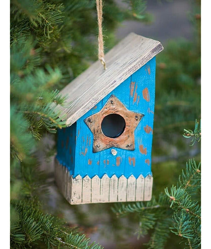 Harmony Fountains The Prairie House 9 Birdhouse - Rustic 1