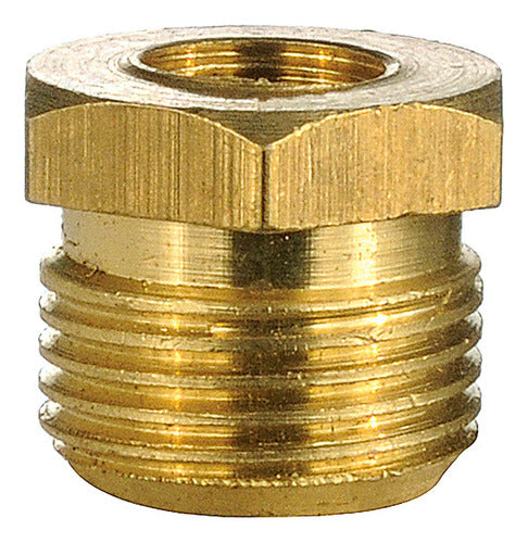 VML Reducing Bushing Male 3/8 Female 1/4 Bronze 0