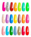 Perfucasa Mini UV LED Nail Lamp 6 Watts + Base Coat + Top Coat + 2 Nail Polishes & Accessories 1