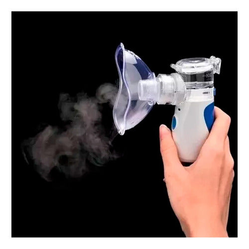 Rechargeable Portable Bivolt Mesh Nebulizer - White 7