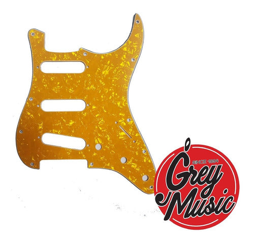 Cool Parts Pst01sss Stratocaster Yellow Pearl Pickguard 0