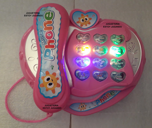 TELEF Interactive Learning Toy Phone in Spanish with Lights and Sounds 2