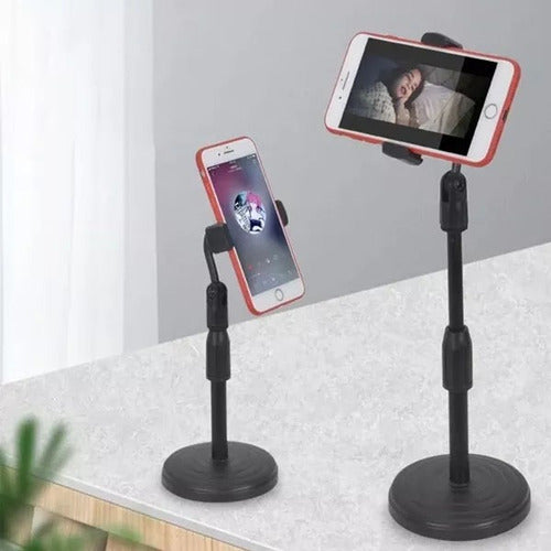 Adjustable Desktop Cell Phone Support Stand for Zoom and Tiktok 3