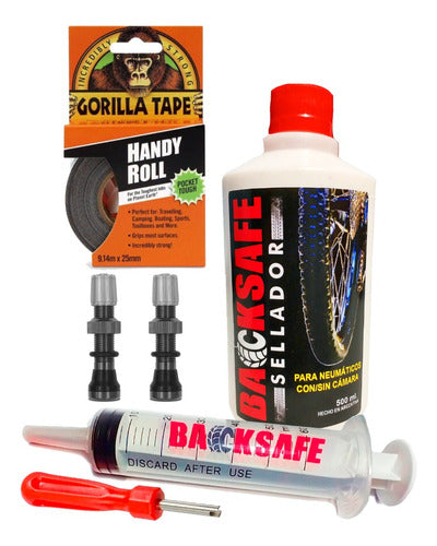 Kit Para Tubelizar Liquido Antipinchadura Backsafe 0