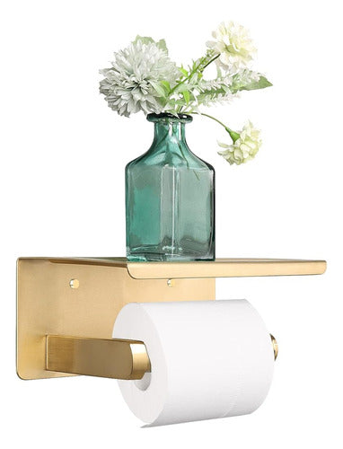 NearMoon Toilet Paper Holder with Shelf 0