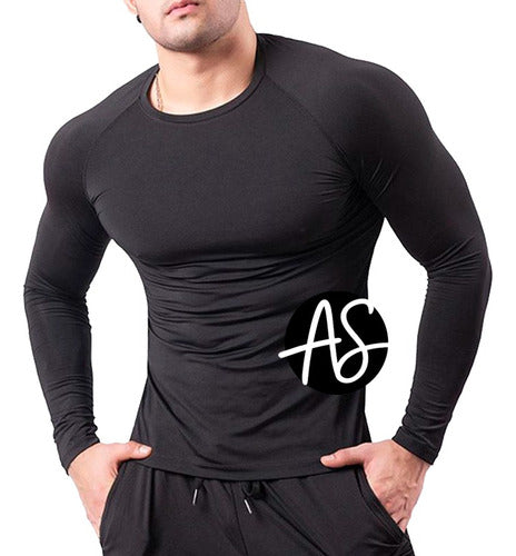 Premium Long Sleeve Sports Jersey - Ideal for Training - Quick Dry - Stretchable - Men's Sizes S-XXL 2