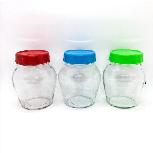 ByF Deco 50 Plastic Lids for Jam Jars - Secure Closure 2