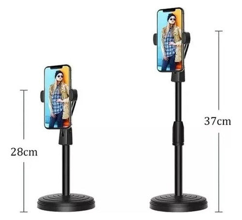 Adjustable Desktop Cell Phone Support Stand for Zoom and Tiktok 5