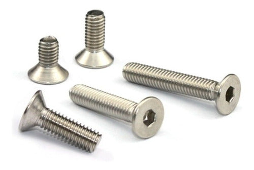 Generic Stainless Steel Allen Countersunk Screw M3x8mm X10u 0