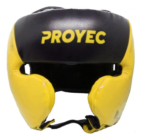 Proyec Boxing Headgear with Cheek and Neck Protection MMA Muay Thai Impact Kick 36