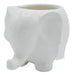 OMS Ceramic Design Planter Elephant African - Trunk Down 12