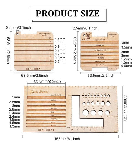 Agujas De Madera Y Tarjeta De Control Para 3 Estilos 6