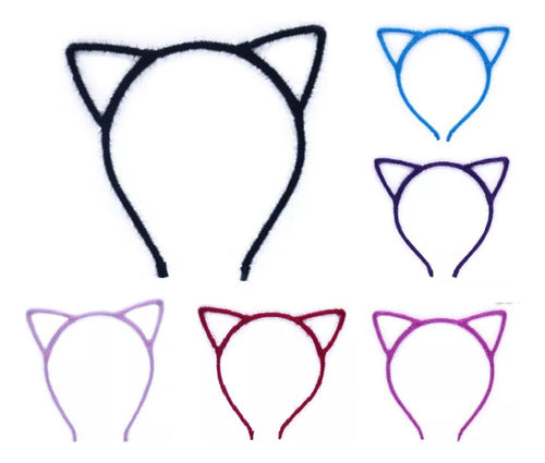 Manzana Cotillon Combo Cat Headbands - Assorted Pack of 12 Units 0