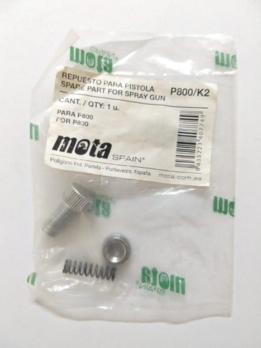 Mota Repuesto Pistola P- Kit Resort Aguja+tuerca+tornillo P800/K2 1