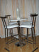 Mobilarg High Stool for Breakfast Bar Island Completely Chromed and Reinforced Modern Kitchen + Factory Warranty 5