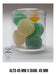 20 Plastic Snap Closure Pots Souvenir Set - Height: 4.5cm Diameter: 4.5cm 5