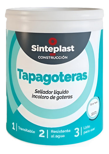 Sinteplast Tapagoteras Sellador Incoloro Impermeable 1lts 0