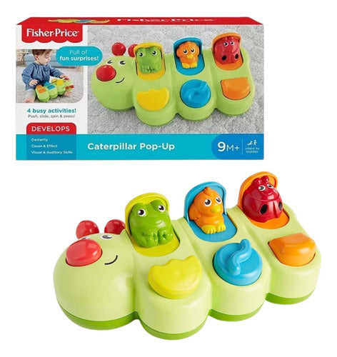 Fisher Price Caterpillar Activity Toy Interactive Learning Sound Baby - Fisher Price Oruga Actividades Juguete Didactico Sonido Bebe