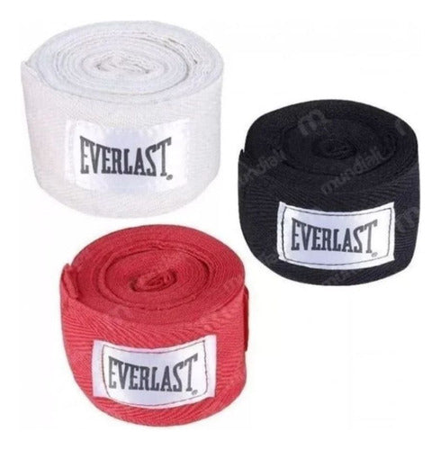 Kit Com 3 Pares De Bandagem - 3 Metros - Everlast 2