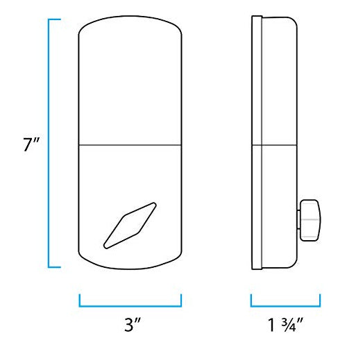 Milocks DF-02SN - Keyless Electronic Door Lock 1