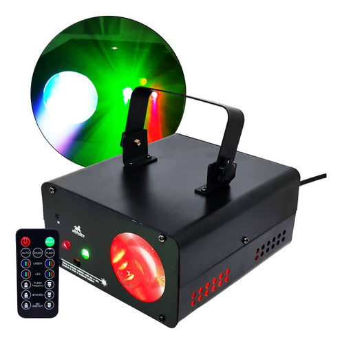 Canhão Laser Super Globo Mágico Luz Rgbw Tb1318 P/ Balada 0