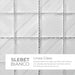 Misiones Deco Slebet Bianco Glass Mosaic Wall Covering 2