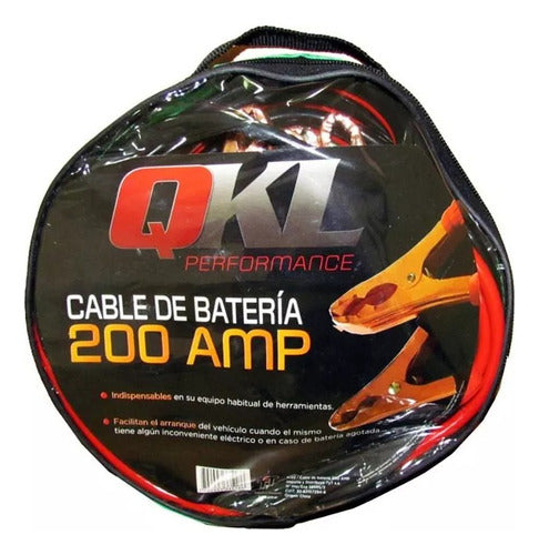 Cable Puente 200 Amp 140 Cm Bateria Autos Livianos 2