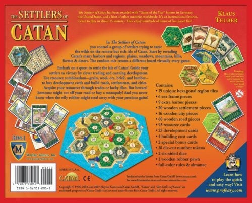 Mayfair Games The Settlers Of Catan Colonos Catan 3-4 Jugadores Ingles 1