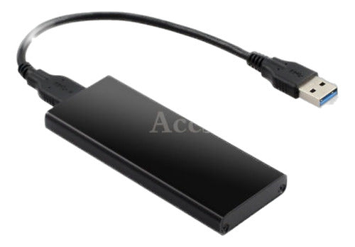 Usb 3.0 Ssd Ngff Adaptador Tarjeta Externa Gabinete Cubierta 0