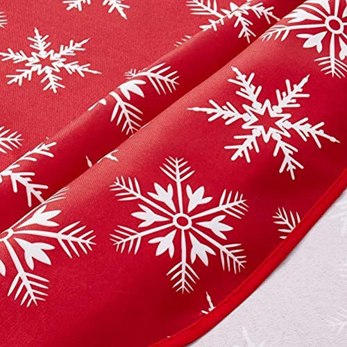 Manteles Con Diseño De Copos De Nieve De Navidad Decorativos 1