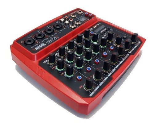 Consola Mixer Novik Nvk-i08bt 8 Canales Bluetooth Usb 1