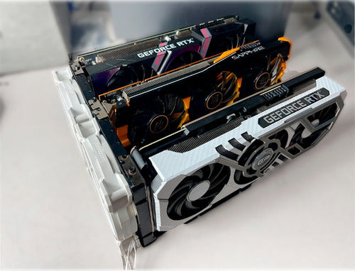 3 Suportes Externo Modular Placa Video Vga Gpu Mineração Rig 6