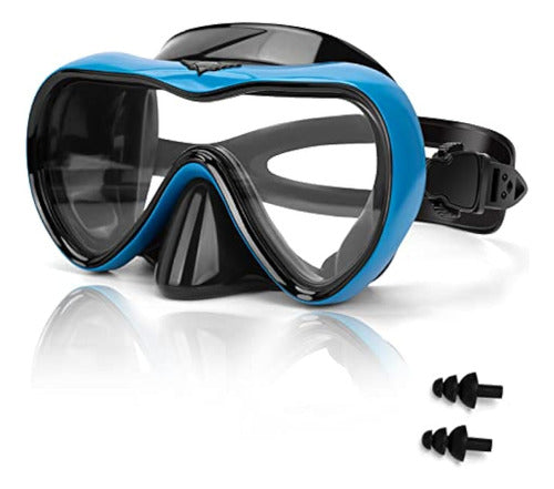 Generic Swimming Goggles, Anti-fog Dive Goggles With Nose Cover 0