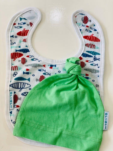 Priori Babies Bib with Hat 1