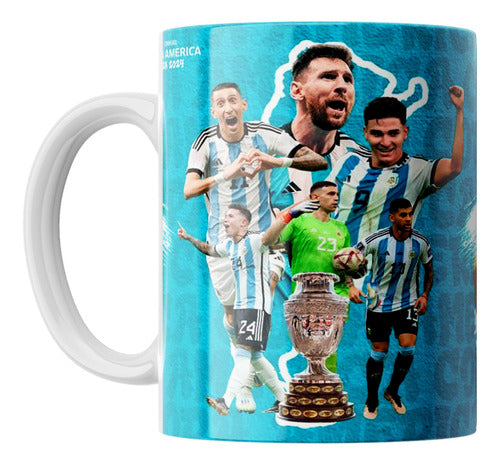 Sublismall Taza Argentina Campeón De América 2024 | Cerámica 0