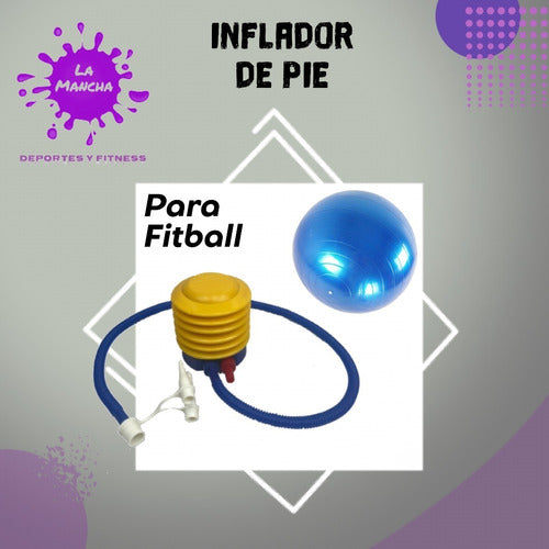 Generic Inflador Para Fitball De Pie Para Esferodinamia Y Colchones 2